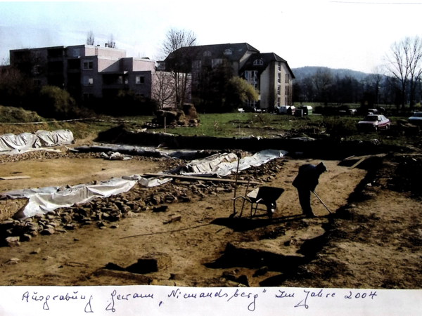 Foto der Ausgrabungen in 2004 aus der Sammlung Kröner