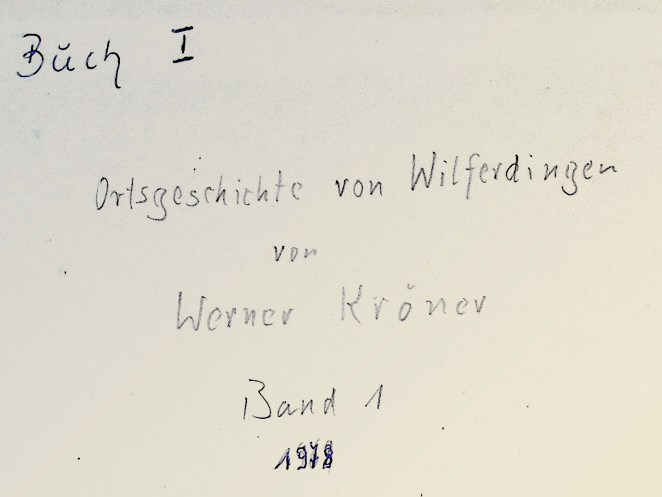 Titelseite Buch I der Sammlung Kröner